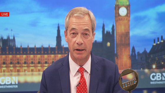 Nigel Farage: Winning a TRIC Award against the biggest names in broadcasting made me very proud indeed – MASHAHER