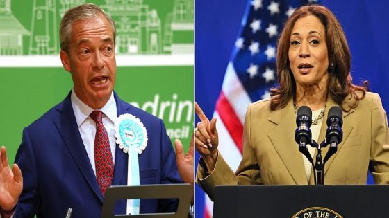 Nigel Farage scolded for ‘potty’ Kamala attack to distract from ‘sinking Trump ticket’: ‘Republicans are flailing!’ – MASHAHER