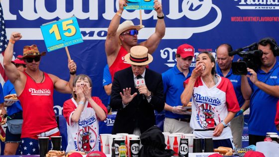 Defending champion Miki Sudo wins women’s division of Nathan’s hot dog eating contest – MASHAHER