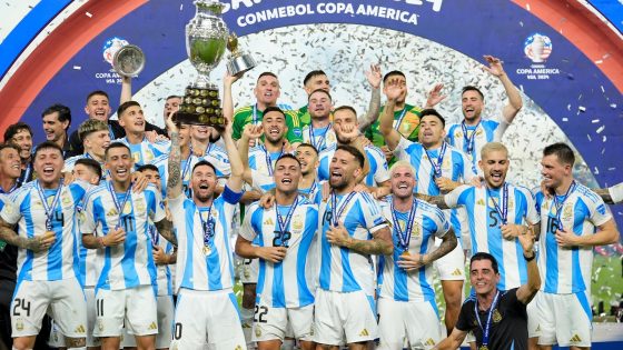 Argentina wins record 16th Copa America title, beats Colombia 1-0 after Messi gets hurt – MASHAHER