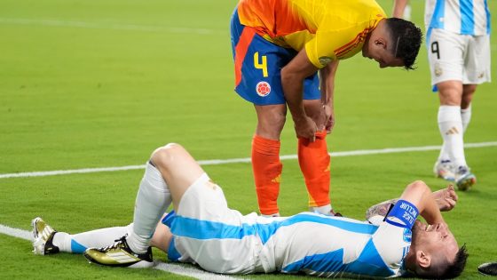 Lionel Messi exits Copa America final with apparent leg injury, ankle swollen – MASHAHER