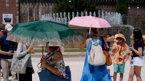 ‘Hellishly hot’ southern Europe bakes under heat wave as temperatures top 104F – MASHAHER