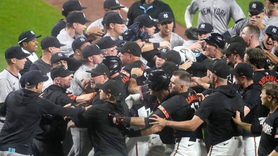 Benches clear between Yankees and Orioles after batter hit in head with 96 mph pitch – MASHAHER