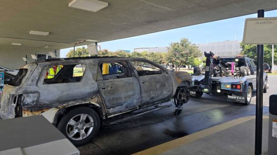 Flames erupt in Charlotte airport parking deck Saturday. 3 hurt, fire officials say. – MASHAHER