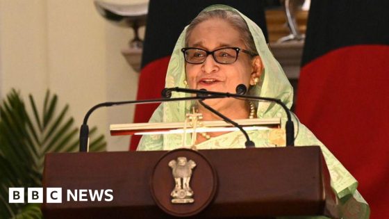 Murder case brought against Bangladesh’s ex-PM – MASHAHER