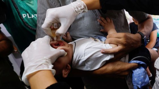 First babies receive polio vaccinations in Gaza ahead of start of UN-led campaign – MASHAHER