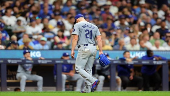 Dodgers starter Walker Buehler struggles in return from injured list in loss to Brewers – MASHAHER