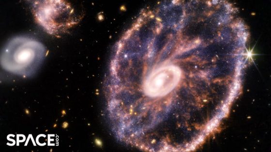 Amazing Cartwheel Galaxy Via James Webb Space Telescope – MASHAHER