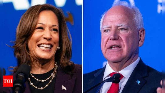 US elections 2024: Kamala Harris picks Minnesota Governor Tim Walz as running mate, say reports – MASHAHER