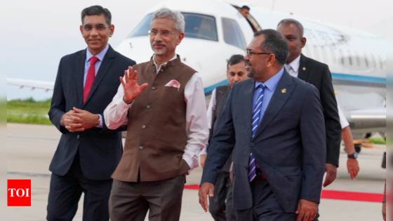 EAM Jaishankar lands in Maldives for 3-day visit: What is on the agenda? | India News – MASHAHER