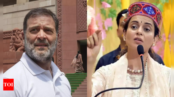 ‘Trying to destabilize nation … ‘ Kangana Ranaut calls Rahul Gandhi ‘most dangerous man’ | India News – MASHAHER