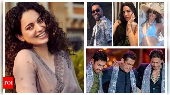 Fans apologise to Natasa Syankovic after Hardik Pandya’s pics with Jasmin Walia go viral, Kangana Ranaut wants to direct Shah Rukh Khan, Salman Khan and Aamir Khan: Top 5 entertainment news of the day | – MASHAHER