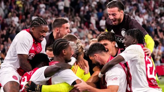 Ajax win Europa League shootout after UEFA record 34 penalties – MASHAHER