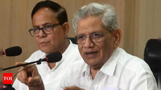 CPM leader Sitaram Yechury admitted to AIIMS ICU due to pneumonia | India News – MASHAHER