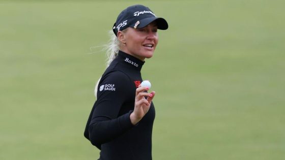 England’s Hull leads Women’s Open after round one – MASHAHER