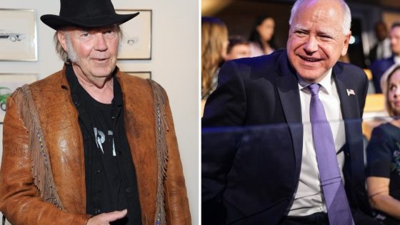 Neil Young Approves Tim Walz’s Use of ‘Rockin’ in the Free World’ – MASHAHER