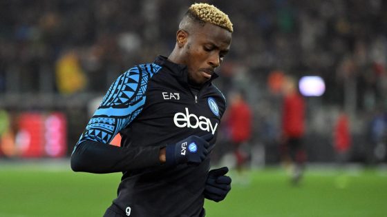 Osimhen left out of Napoli squad for season after transfer talks break down – MASHAHER