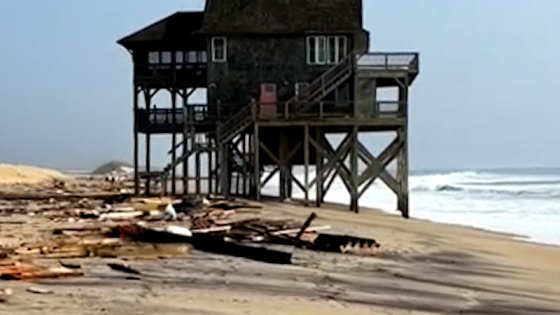 Beach erosion threatens homes in North Carolina's Outer Banks – MASHAHER