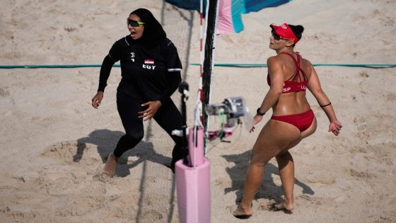 Egyptian volleyball player hits out at France’s hijab ban after facing bikini-clad opposition – MASHAHER