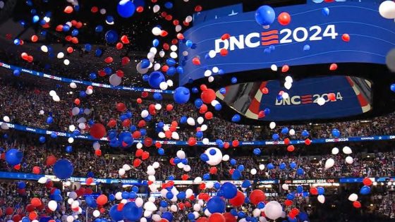 WATCH: 100,000 balloons drop on crowd at the DNC – MASHAHER