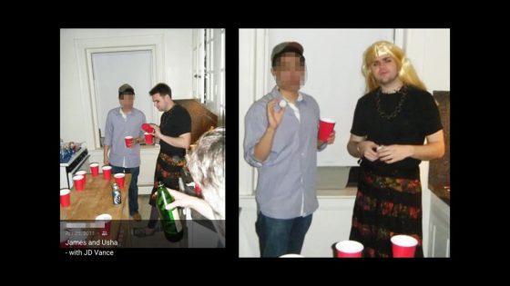 JD Vance In Drag at Beer Pong Party—Unlike His Friend – MASHAHER