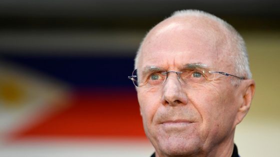 Sven-Goran Eriksson, ex-England manager, dead at 76 after health battle – MASHAHER