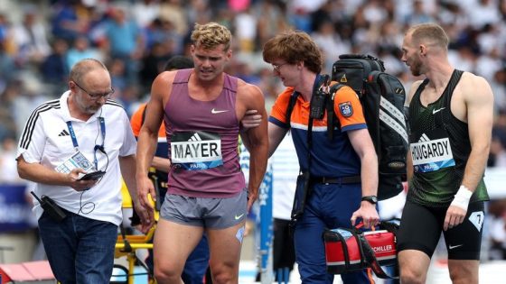 Athletics: Olympics-World record holder Mayer out of decathlon with thigh injury – MASHAHER