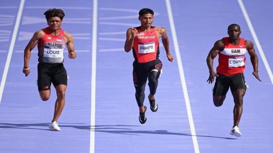 Singapore’s Marc Louis misses chance to race against Olympic 100m champion after hamstring injury – MASHAHER