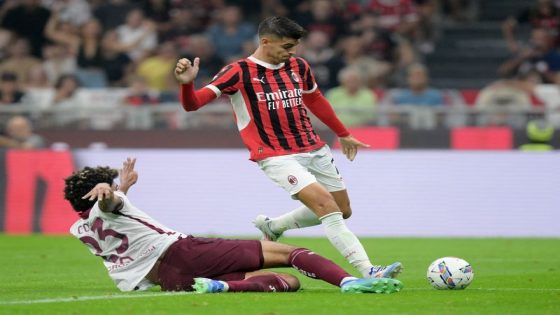 Football: Soccer-Morata, Okafor rescue Milan in 2-2 draw with Torino – MASHAHER