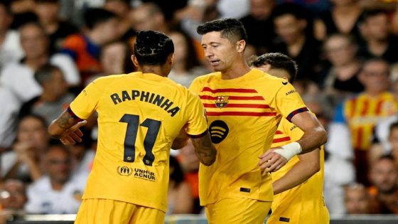 Football: Soccer-Lewandowski praises Barcelona youngsters after comeback win at Valencia – MASHAHER