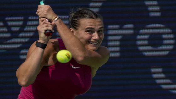 Tennis: Tennis-Sabalenka rested and ready for U.S. Open breakthrough – MASHAHER