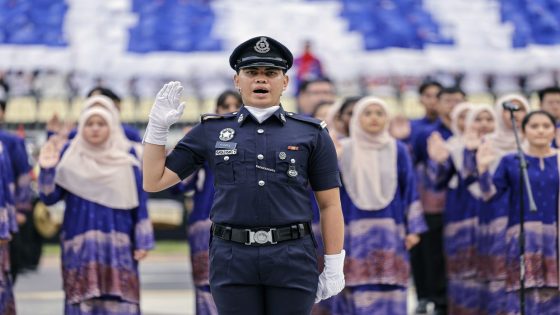 Ulu Tiram hero cop proud to lead 2024 National Day Rukun Negara recital. – MASHAHER