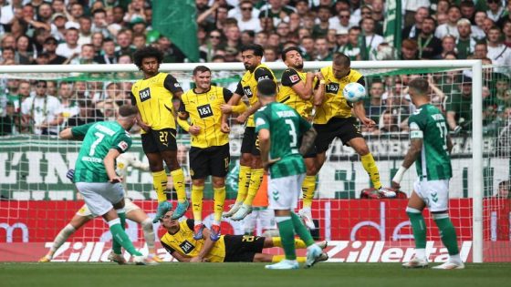 Football: Soccer-Bremen frustrate Dortmund in goalless draw as Schlotterbeck sees red – MASHAHER