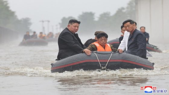 North Korean leader revisits flooded area, offers plan to bring people to capital, KCNA says – MASHAHER