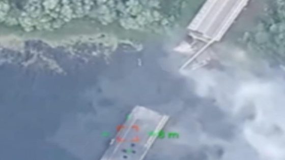 Satellite images capture the broken aftermath of the Ukrainian air force strikes on key Russian bridges to back the Kursk invasion – MASHAHER