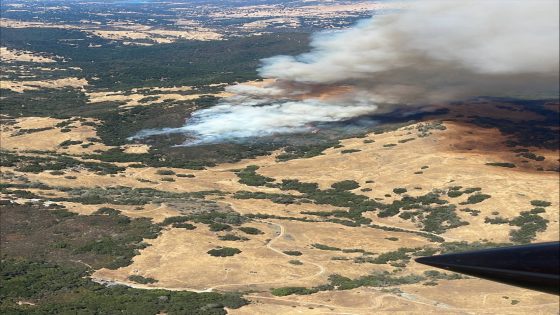 Wildfire erupts in hills between Paso Robles and Cambria – MASHAHER