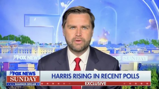 JD Vance Compares Kamala Harris to Jeffrey Epstein in Fox News Interview – MASHAHER