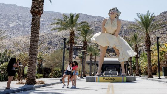 Gigantic Marilyn Monroe statue in Palm Springs will be moved after uproar – MASHAHER