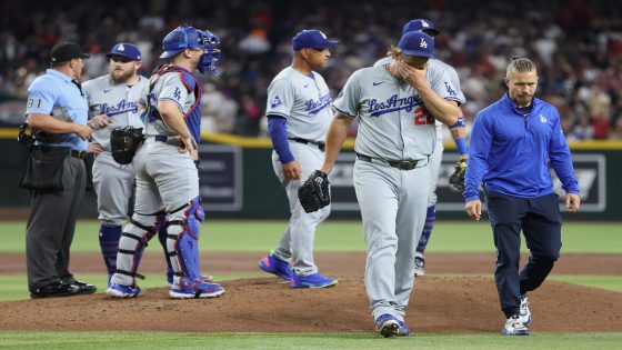 Dodgers pitcher Clayton Kershaw lands on IL after leaving game early with bone spur in toe – MASHAHER