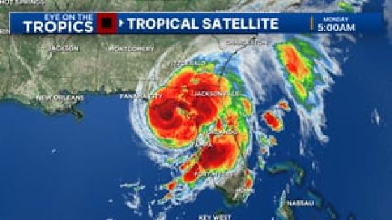 Hurricane Debby makes landfall in Florida – MASHAHER