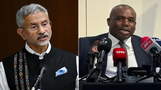 S Jaishankar Gets A Call From UK Counterpart David Lammy Amid Sheikh Hasina Asylum Buzz – MASHAHER