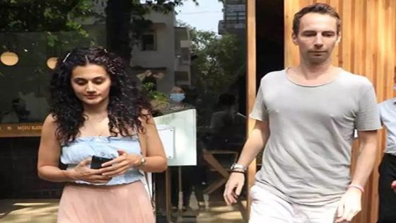 Taapsee Pannu posts a playful comment on husband Mathias Boe’s retirement: “I need to come back home from work every day to ready dinner” : Bollywood News – MASHAHER