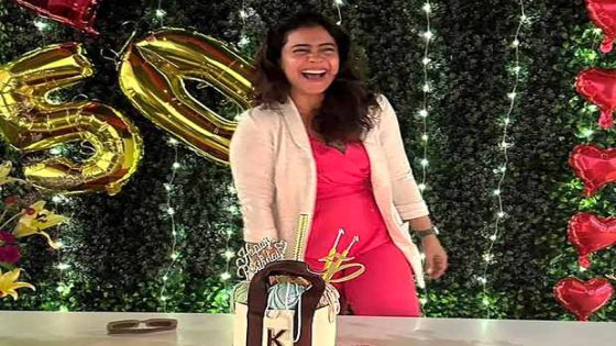 Kajol shares adorable photo celebrating 50th birthday: “It’s my party and it will go on till I say” 50 : Bollywood News – MASHAHER