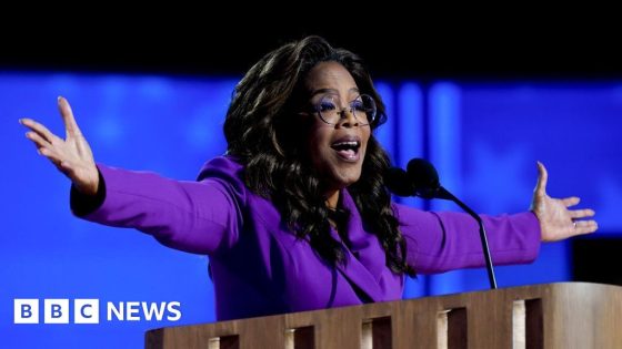 Oprah Winfrey makes surprise appearance at Democratic convention – MASHAHER