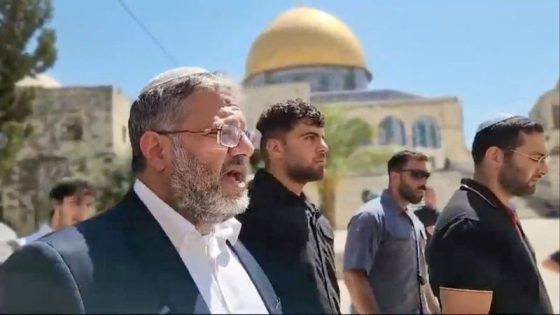 Israeli hardliner Ben-Gvir repeats call for prayer at Al-Aqsa mosque compound – MASHAHER