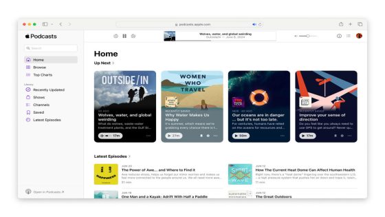 Apple Podcasts now has a useful web interface for browsing and listening to shows – MASHAHER