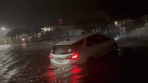 Vehicle Left Stranded in Floodwaters as Debby Lashes South Carolina – MASHAHER