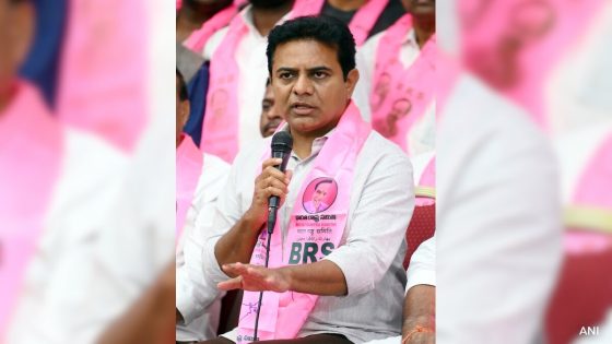 Women’s Panel Members Tie Rakhi To KT Rama Rao Who Came To Apologise – MASHAHER