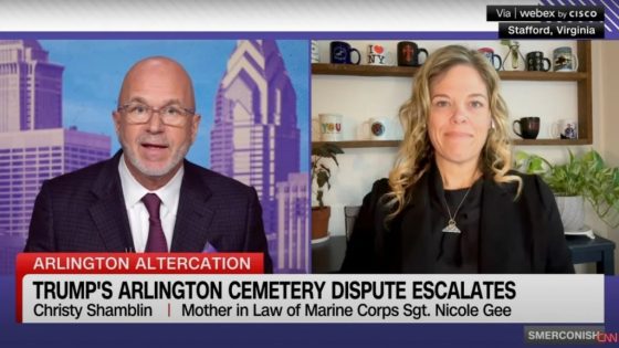 Mom Who Invited Trump to Arlington Cemetery Argues ‘No Political Campaigning’ Was Done – MASHAHER