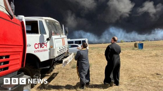 Russian priests bless fire engines as Rostov oil depot blaze rages – MASHAHER